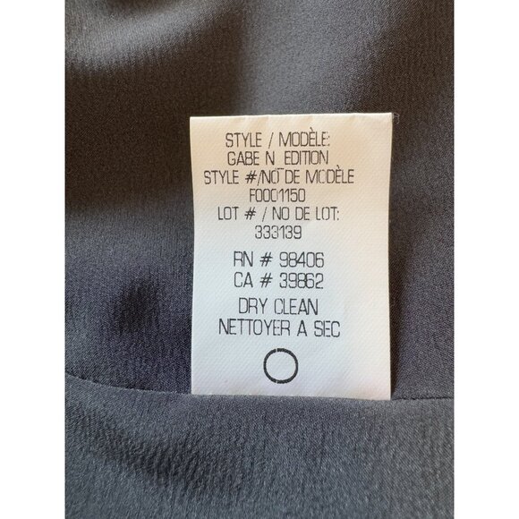 Theory Charcoal Gray Wool Blazer Women's Size 10 Gabe N Edition Single Breasted - Picture 9 of 10